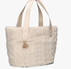 witte liu jo schoudertas verry shopping bag