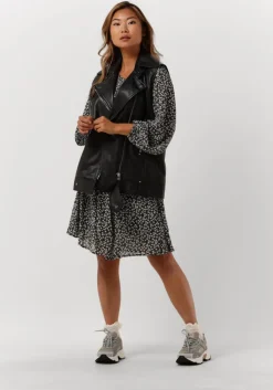 witte msch copenhagen mini jurk hibba rikkelie short dress aop