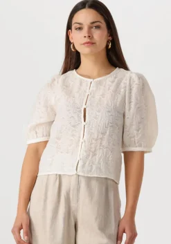 witte msch copenhagen top mschasteria 2 4 shirt