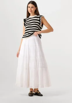 witte neo noir maxirok felicia s voilet skirt