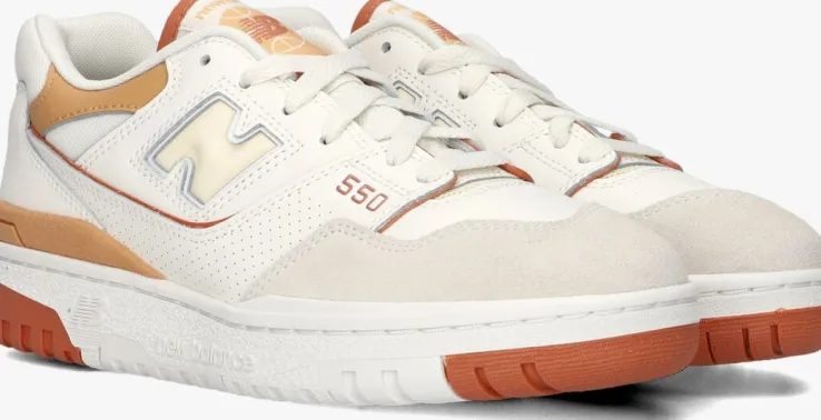 witte new balance lage sneakers bbw550