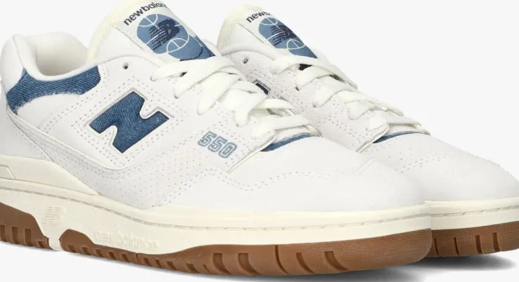 witte new balance lage sneakers bbw550