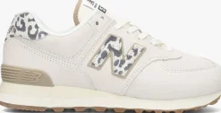 witte new balance lage sneakers wl574 m