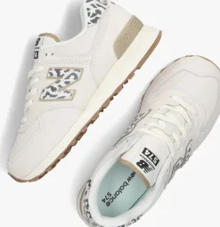 witte new balance lage sneakers wl574 m