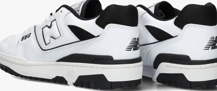 witte new balance lage sneakers bb550 m