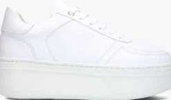 witte nubikk lage sneakers bayou platform