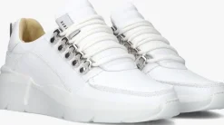 witte nubikk lage sneakers roque roman men