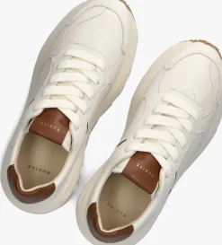 witte nubikk lage sneakers rose nomad