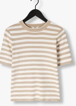 witte object t-shirt objester s/s new knit pullover