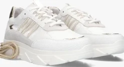 witte omoda lage sneakers kady fat 435