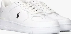 witte polo ralph lauren lage sneakers masters crt d
