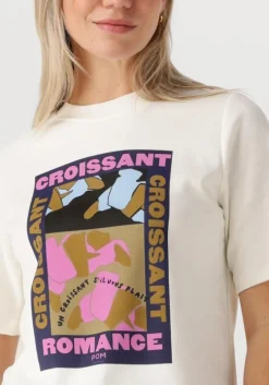 witte pom amsterdam t-shirt tshirt - croissant romane