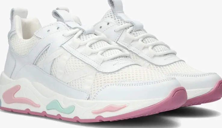 witte ps poelman lage sneakers p7069