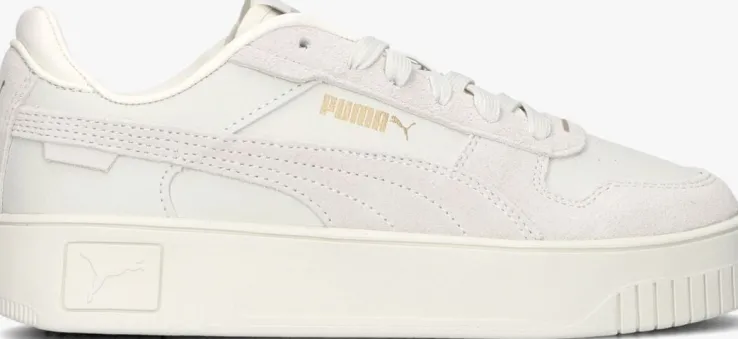 witte puma lage sneakers carina street