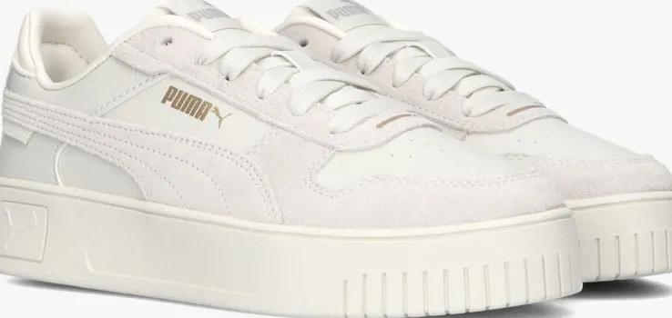 witte puma lage sneakers carina street