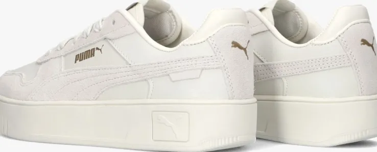 witte puma lage sneakers carina street