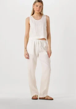 RESORT FINEST te pantalon linen pants><noscript><img width=