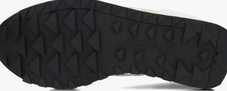 witte saucony lage sneakers jazz triple