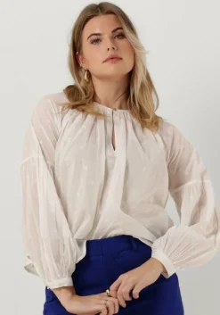 SCOTCH & SODA te blouses tie front easy volume dobby blouse>DAMES Blouses