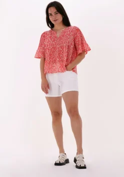 witte selected femme jeans slfsia mw snow white denim shorts