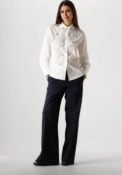 SUMMUM te blouses blouse crispy poplin diamants>DAMES Blouses