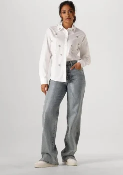 SUMMUM te blouses blouse crispy poplin diamants><noscript><img width=