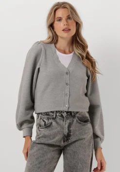 SUMMUM te vest 3/4 sleeve cardigan new waffle>DAMES Truien & Vesten