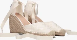 witte tommy hilfiger espadrilles closed toe wedge monogram w