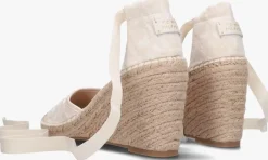 witte tommy hilfiger espadrilles closed toe wedge monogram w