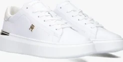 witte tommy hilfiger lage sneakers fashion court