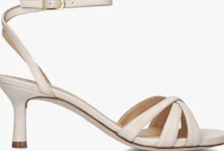 witte unisa sandalen met hak nombu