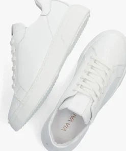 witte via vai lage sneakers juno uni