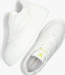 witte via vai lage sneakers isa bo