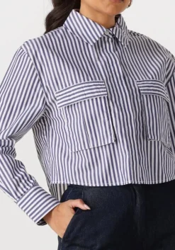 witte withblack blouses wbllemon ls cropped shirt