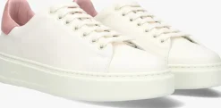 witte woolrich lage sneakers classic court dames