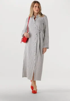 witte y.a.s. maxi jurk yasicy long shirt dress