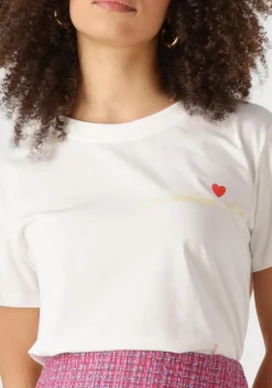 witte ydence t-shirt t-shirt la dolce vita
