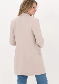 zand access blazer one-button crepe blazer