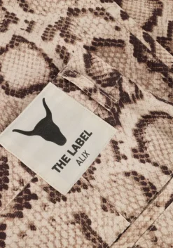 zand alix the label pantalon ladies woven snake twill pants