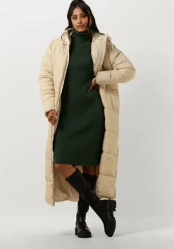 zand another label gewatteerde jas mille long puffer