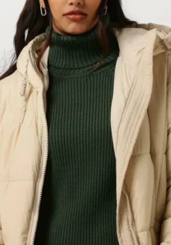 zand another label gewatteerde jas mille long puffer