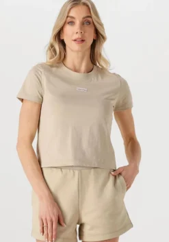 zand calvin klein t-shirt placed institutional baby tee