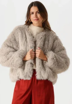 zand drykorn faux fur jas kilchurn