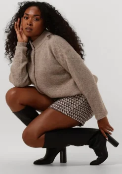 GESTUZ vest alphagz short cardigan>DAMES Truien & Vesten