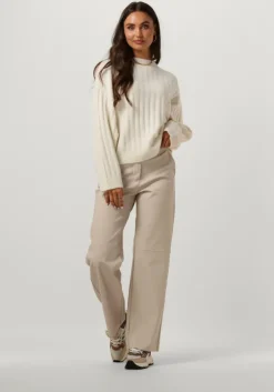 zand knit-ted wijde broek naomi pant