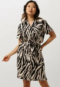 zand object mini jurk objjacira s/s shirt dress
