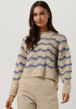 OBJECT trui christa l/s knit pullover 123>DAMES Truien & Vesten