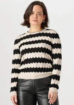 zand object trui objebba l/s re knit pullover