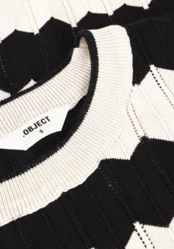 zand object trui objebba l/s re knit pullover