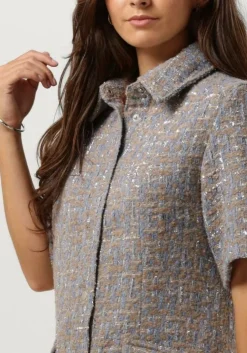 zand second female mini jurk lilje dress